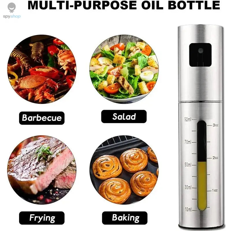 BBQ Baking Olive Oil Spray Bottle 304 Stainless Steel Oil Spray Bottle Vinegar Spray Bottles BQ Sprayer Seasoning Bottle Kitche Spy-shop.com