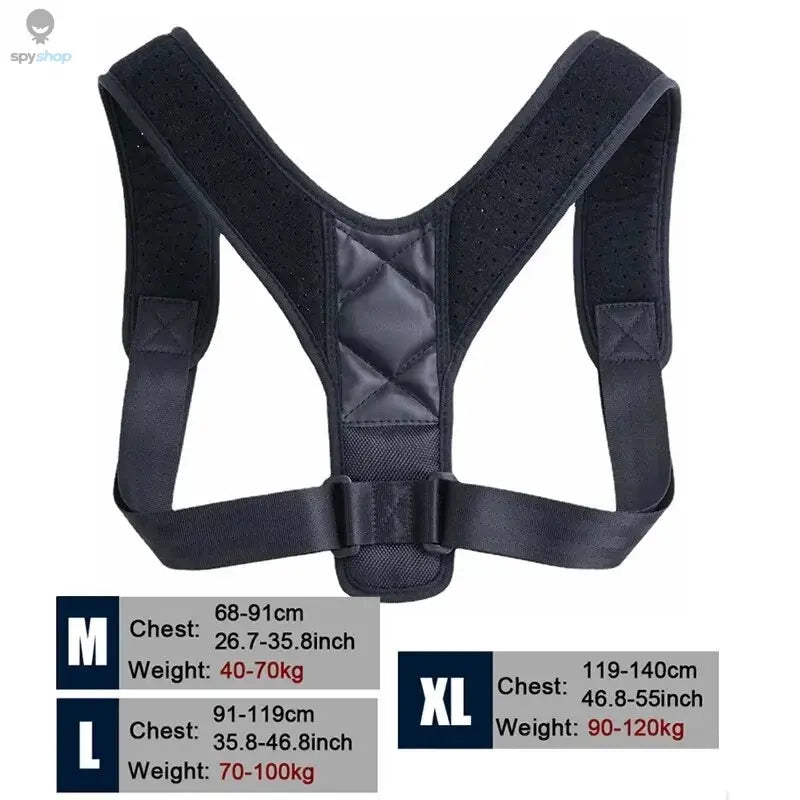 Back Posture Correction Belt Hunchback Prevention Correction of Sitting Posture Unisex Breathable Body Shaping Spy-shop.com