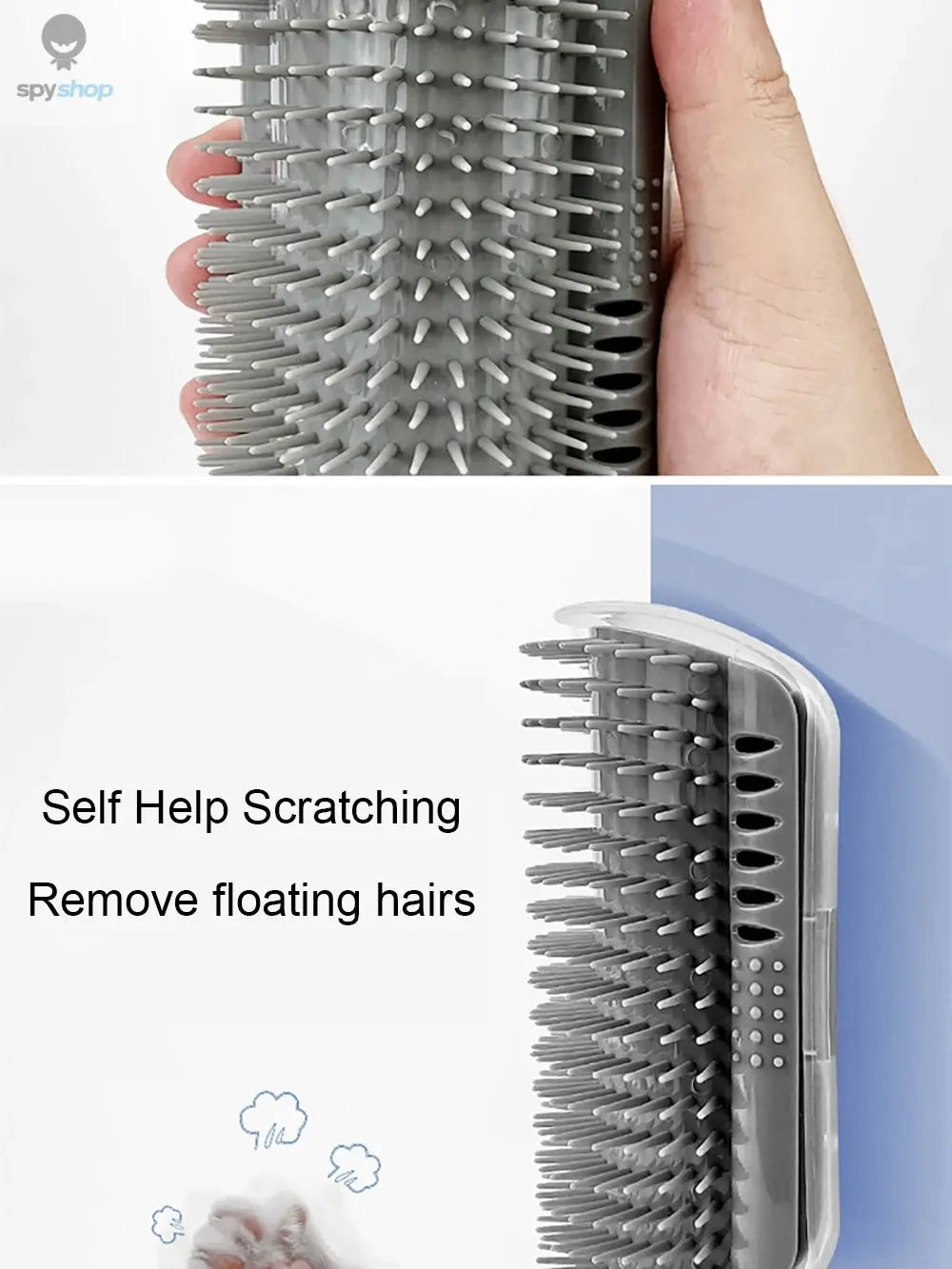 Best-selling Item Massager for Cats PP Material Pets Goods Brush Remove Hair Comb Grooming Table Dogs Care Royal Spy-shop.com