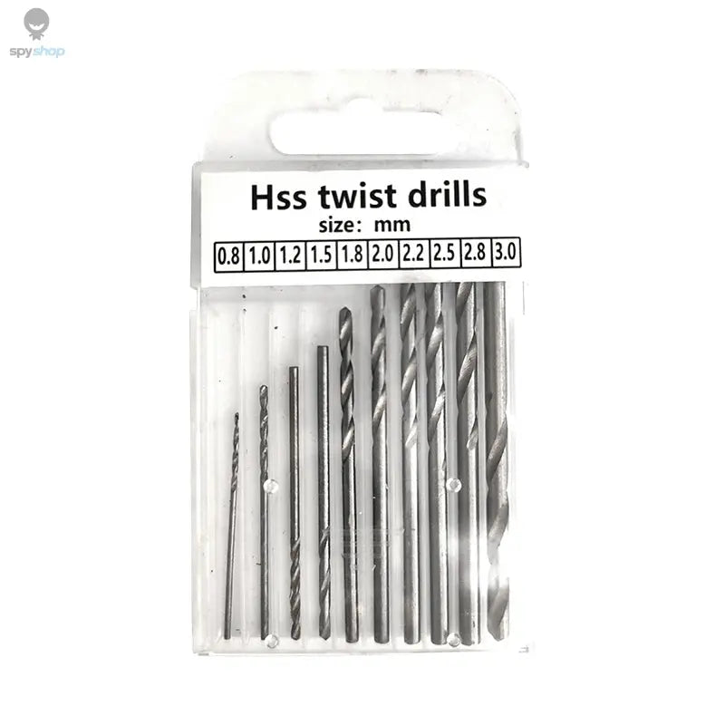 Blue Extended Semi-automatic 0.5-3mm Hand Twist Drill Amber Plastic Circuit Board Drilling Tool Twist Drill Set