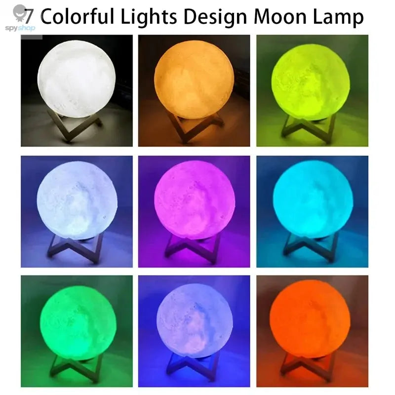 Book Light LED Moon Light Galaxy Light, Moon Night Light, Girl, Boy, Child Birthday Gift, Bedroom Decoration Indoor lighting Spy-shop.com