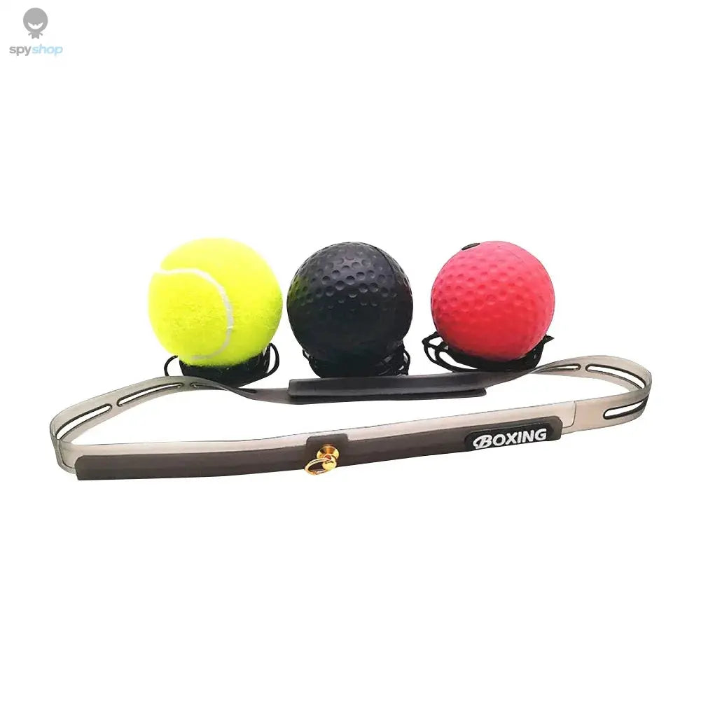 Boxing Reflex Speed Punch Ball Boxing Rubber Balls for Agility Reaction Training with Sweatband Fitness Equipments Accessories Spy-shop.com