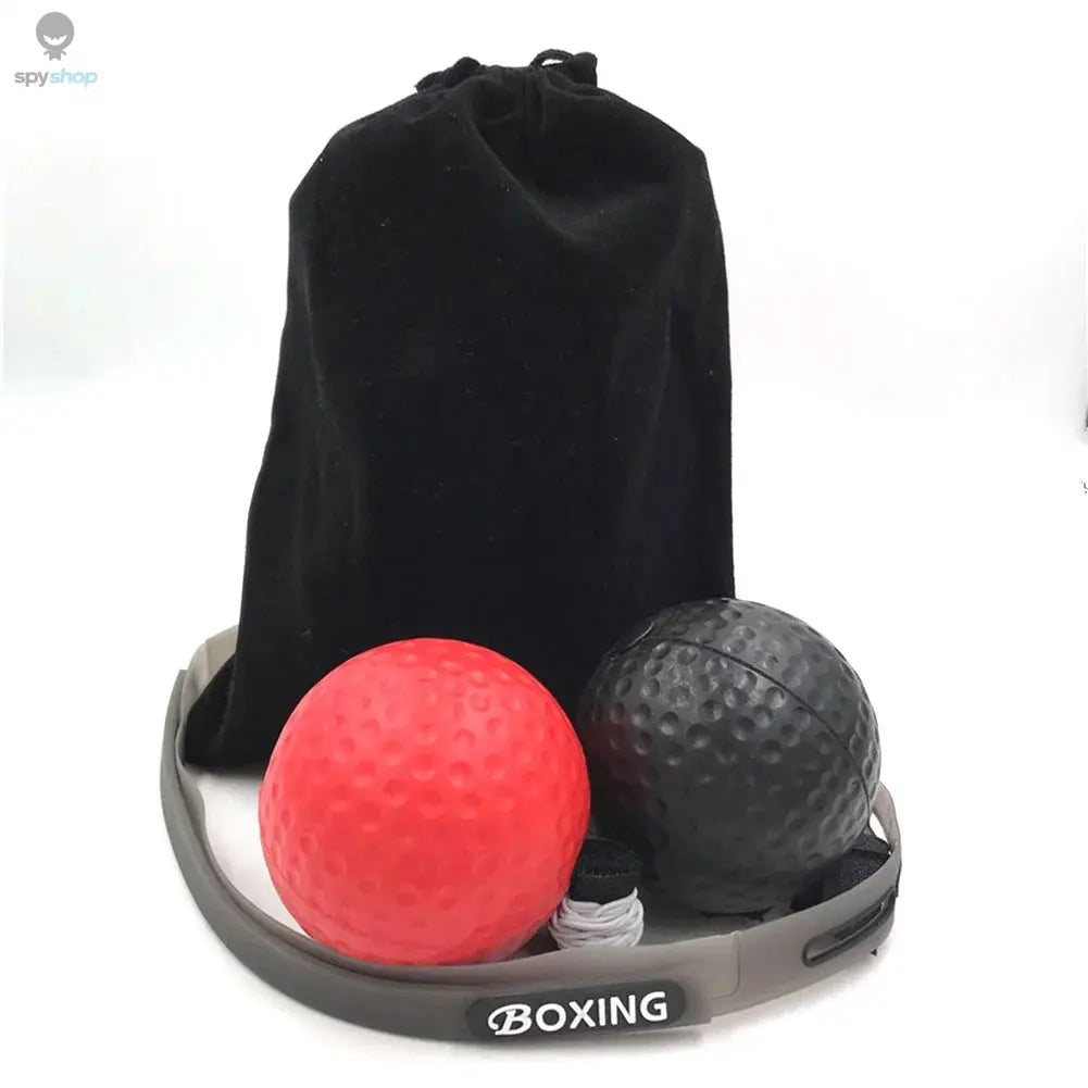 Boxing Reflex Speed Punch Ball Boxing Rubber Balls for Agility Reaction Training with Sweatband Fitness Equipments Accessories Spy-shop.com