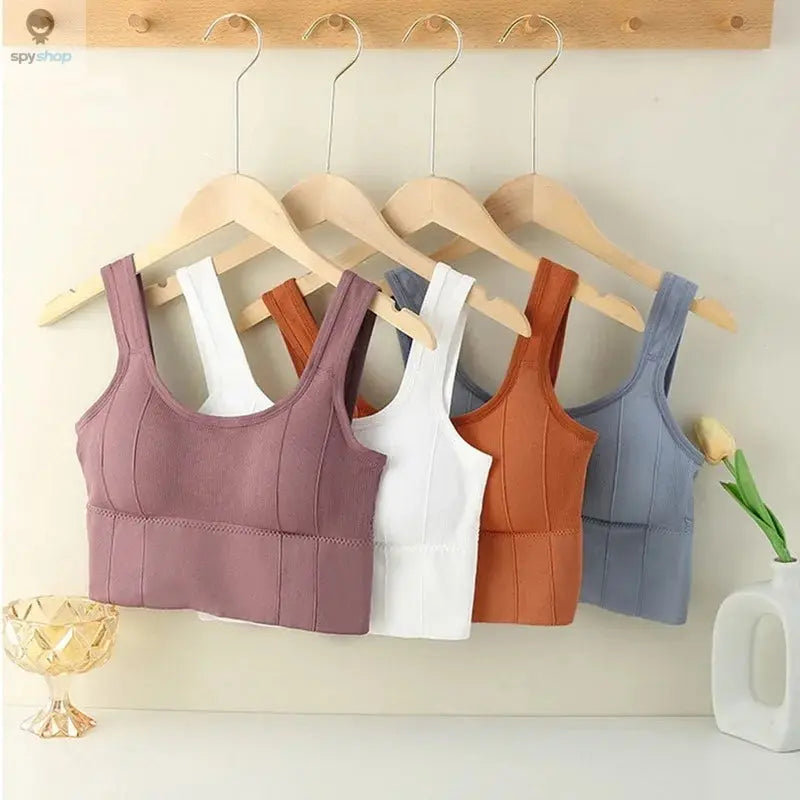 Breathable Sports Bra Anti-Sweat Fitness Top Women Seamless Yoga Bra Shockproof Crop Top Push Up Sport Bra Gym Workout Top