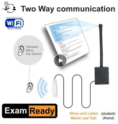 Button Camera with Wireless Headset + Hotspot with SIM Card (Unlimited Range!) 📷🎧📶🌍 Spy-shop.com