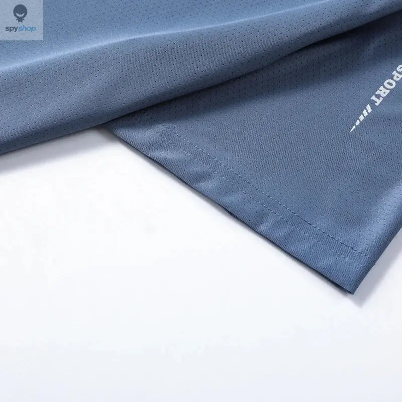 CHRLCK Men's Running Quick Drying T-shirts Breathable Hiking Fishing Tees Soft Elasticity Outdoor Sports Short Shirt Summer Spy-shop.com