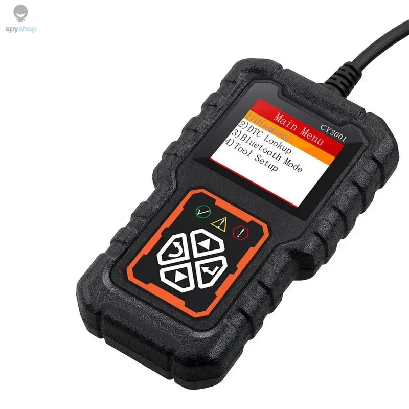 CY3001 Professional OBD2 Scanner | Engine/ABS/SRS Diagnostics w/ Real-Time Data Stream | Elm327 Chip for Android/iOS | Car/Truck