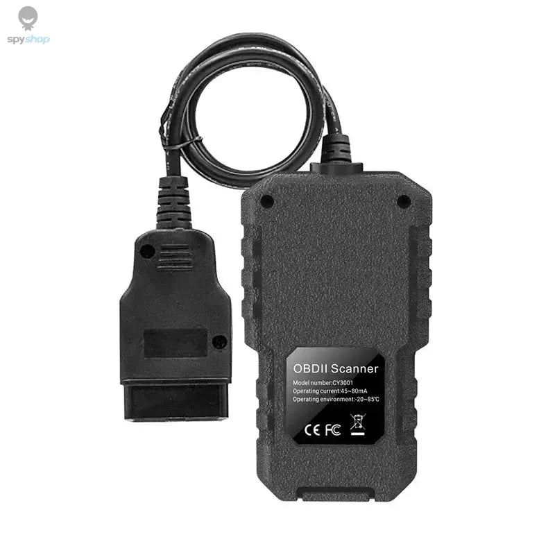 CY3001 Professional OBD2 Scanner | Engine/ABS/SRS Diagnostics w/ Real-Time Data Stream | Elm327 Chip for Android/iOS | Car/Truck