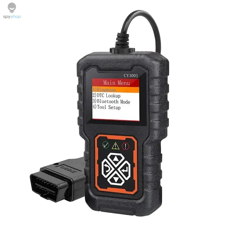 CY3001 Professional OBD2 Scanner | Engine/ABS/SRS Diagnostics w/ Real-Time Data Stream | Elm327 Chip for Android/iOS | Car/Truck
