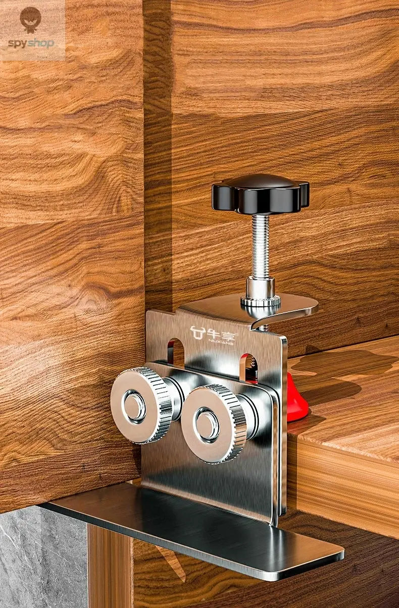 Cabinet Door Installation Tool Stainless Steel Cabinet Frame Fixture Household Portable Cabinet Door Mounting Jig Bracket Spy-shop.com