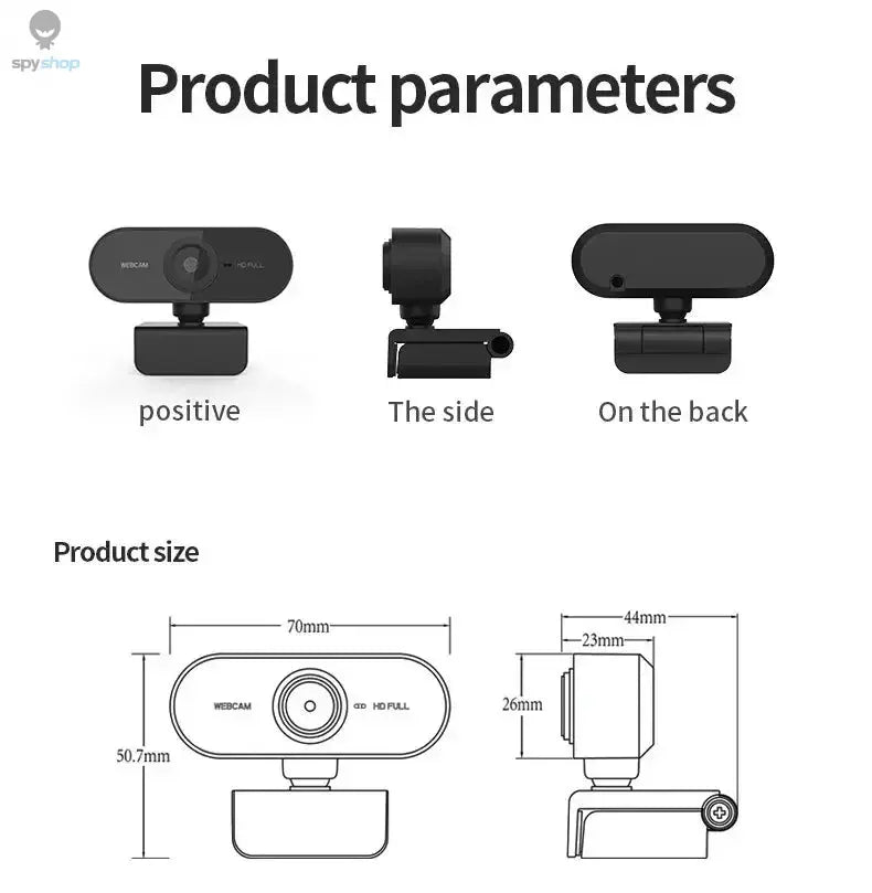 Camera 1080P HD Computer HD USB Camera Built USB Network Camera Web Camera For Work With Microphone Tripod Spy-shop.com