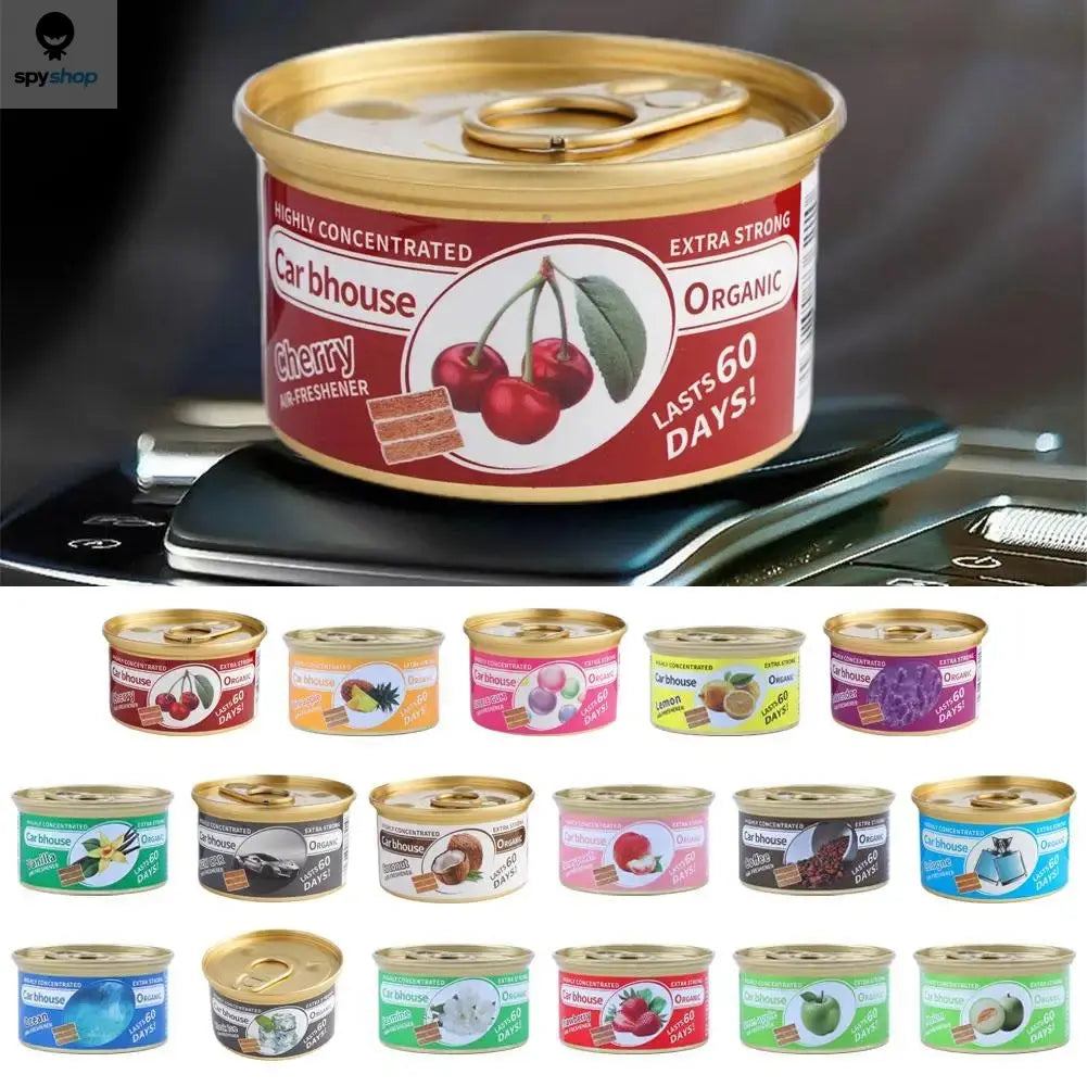 Car Air Freshener Bubble Gum Scent Organic Cans Odor Eliminator Essential Long-Lasting Strong Fragrance For Auto Home Closet Spy-shop.com