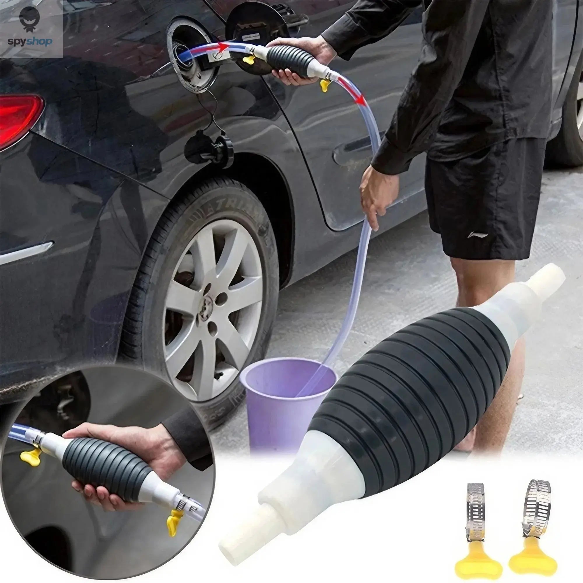 Car Fuel Gas Hand Primer Manual Pump Fuel Line Pump Fuel Pumps Car Tool Transfer Primer Spy-shop.com