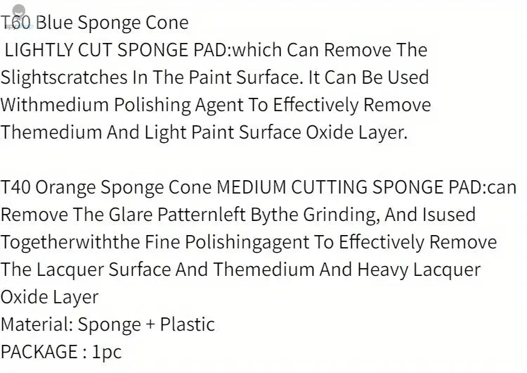 Car Hub Polishing Sponge Grinding Head In The Net Dead Angle Polishing Sponge Wheel Metal Plastic Grinding Conical Sponge