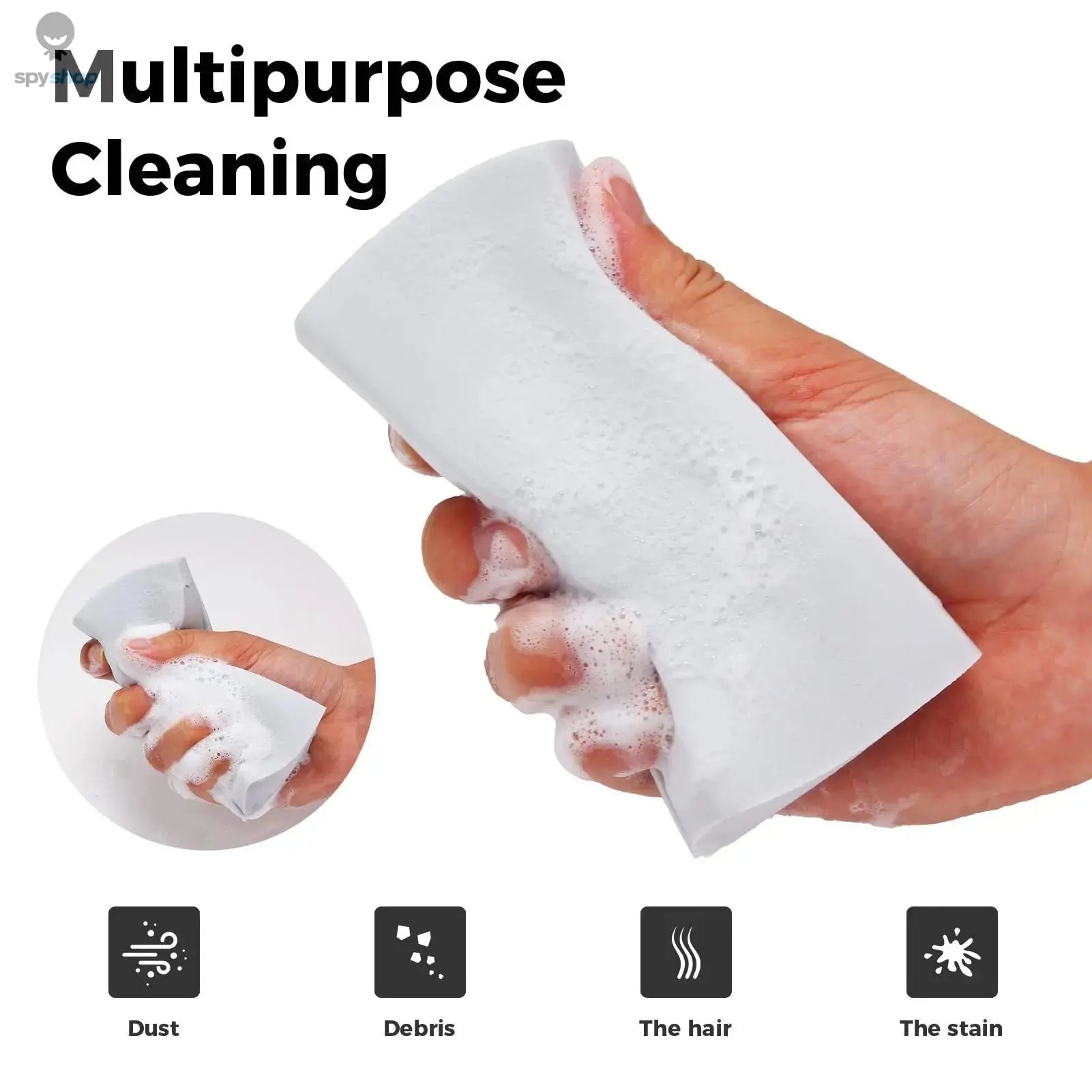 Car Magical Dust Cleaning Sponge Baseboard Cleaner Duster Sponge Tool Reusable Dusters for Cleaning Blinds Vents