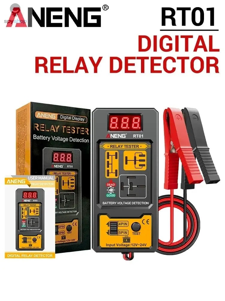 Car Relay Tester Voltage Tester ANENG RT01 Universal 11-25V Automotive Car Battery Check LED Indicator Light Relay Diagnostic