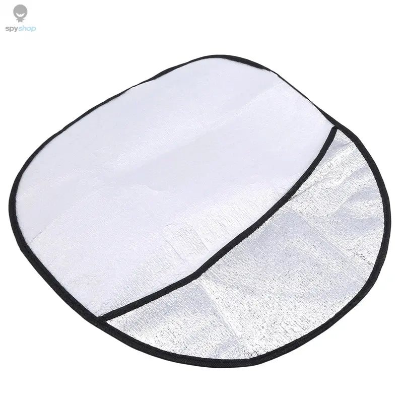 Car Steering Wheel Sun Shade Double Thick Sun Protection Foldable Anti-uv Sunscreen Car Supplies Car Steering Wheel Cover Silver Spy-shop.com