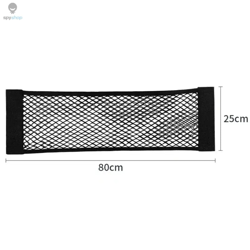 Car Storage Net Stretchable Mesh Pocket Net Magic Elastic Sticker Universal Rear Mesh Trunk Seat Bag Pocket Cage Auto Organizer