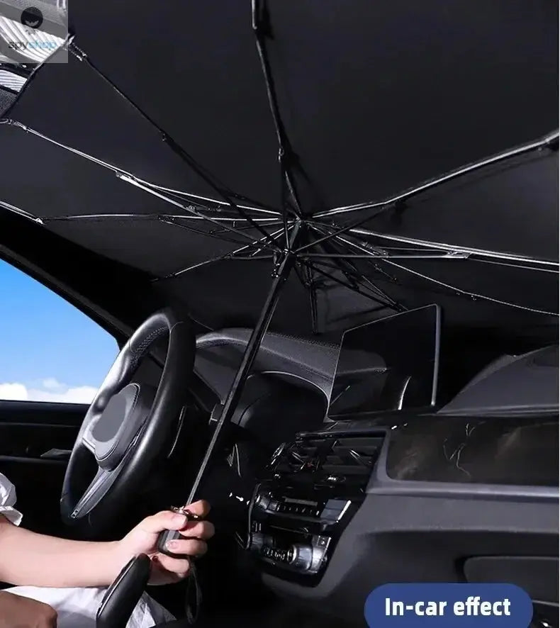 Car Sunshade Umbrella For Auto Shading Car Sun Shade Protector Parasol Summer Sun Interior Windshield Protection Curtain Spy-shop.com