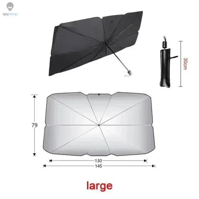 Car Sunshade Umbrella For Auto Shading Car Sun Shade Protector Parasol Summer Sun Interior Windshield Protection Curtain Spy-shop.com