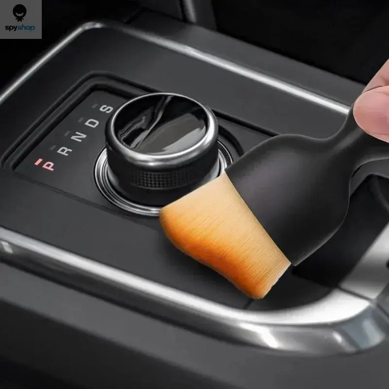 Car Vent Cleaning Soft Brush with Casing Car Interior Cleaning Tool Artificial Car Brush Crevice Dusting Detailing