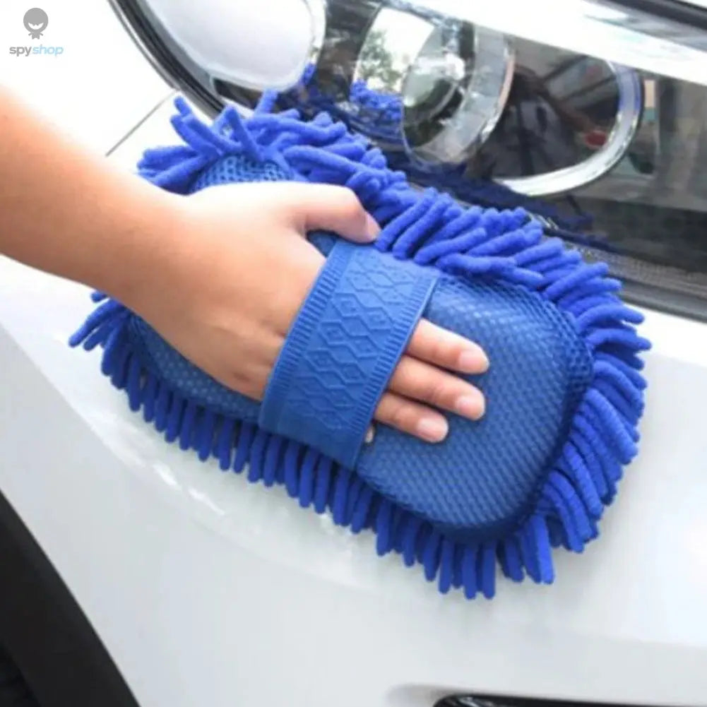 Car Wash Microfiber Chenille Car Wash Sponge Care Washing Brush Pad Washing Towel Auto Gloves Styling Accessories Gadget Spy-shop.com