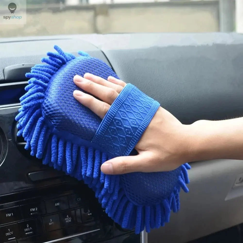 Car Wash Microfiber Chenille Car Wash Sponge Care Washing Brush Pad Washing Towel Auto Gloves Styling Accessories Gadget Spy-shop.com
