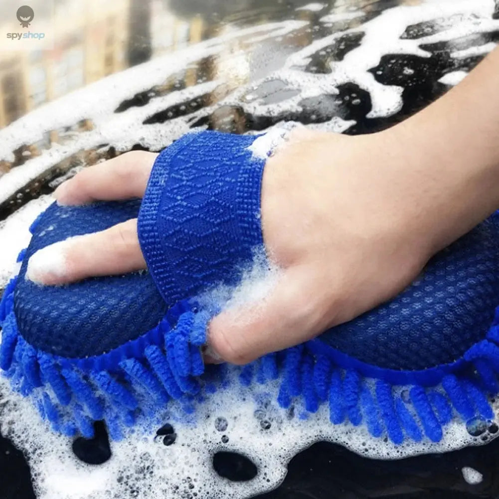 Car Wash Microfiber Chenille Car Wash Sponge Care Washing Brush Pad Washing Towel Auto Gloves Styling Accessories Gadget Spy-shop.com