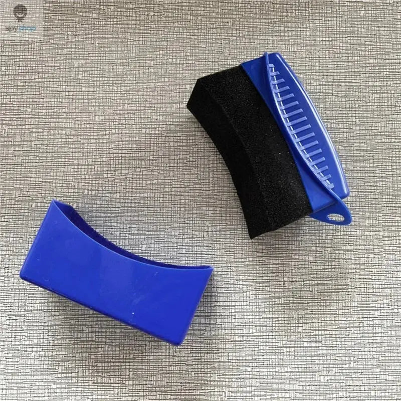Car Wheel Polishing Waxing Sponge Brush With Cover ABS Washing Cleaning Tire Contour Dressing Applicator Pads Detail Accessories