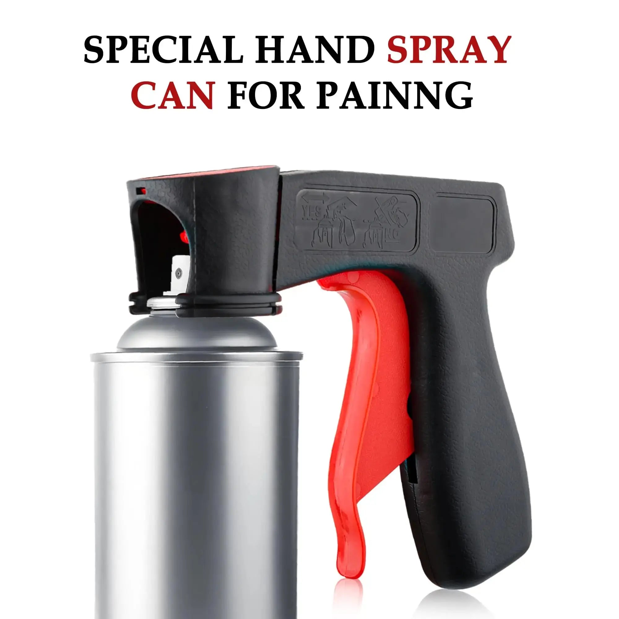 Car spray trigger handle reusable handle can convert spray can into paint sprayer suitable for car body repair paint sprayer DIY