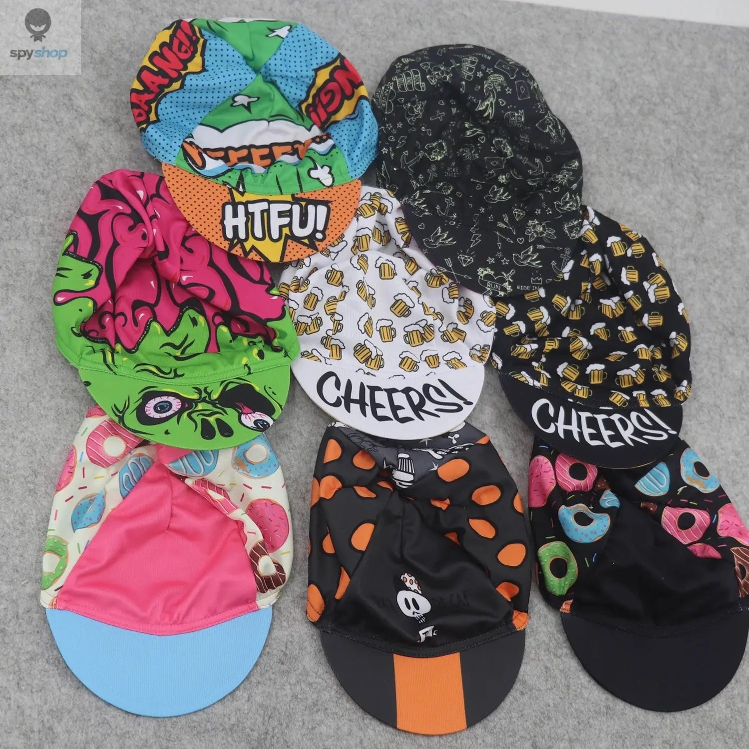 Classic Retro Red Blue Green Polyester Cycling Caps Summer Breathable Sports Quick Dry Bicycle Hat Men And Women