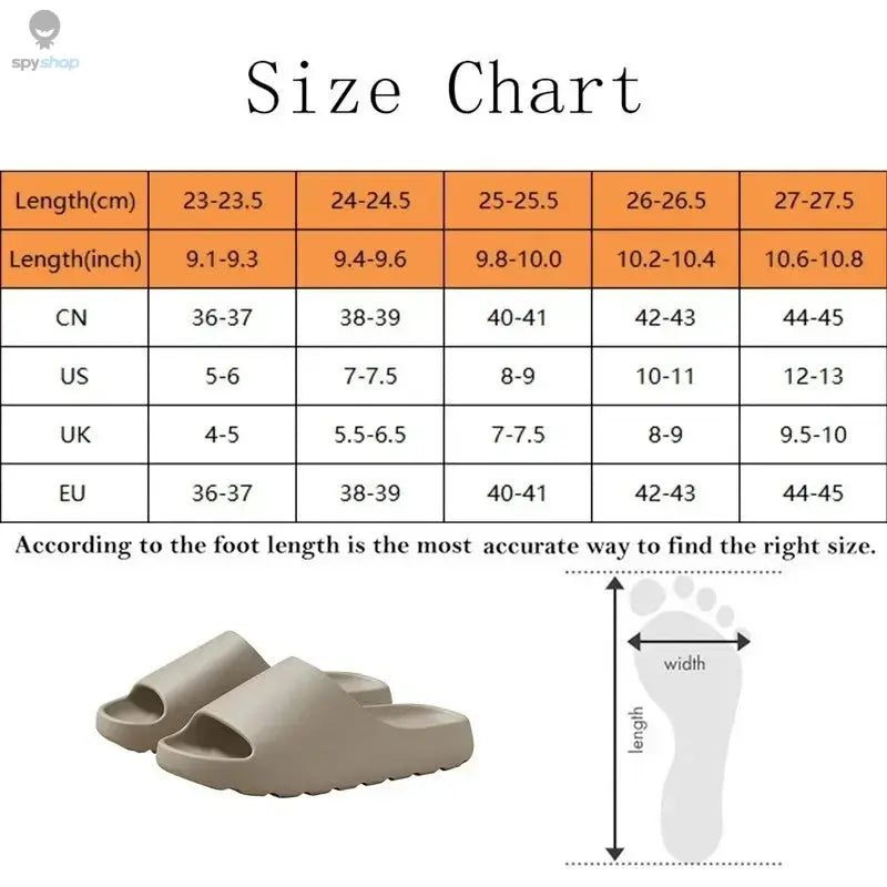 Coconut Slippers Cloud Thick-soled Sandals Summer Fashion Soft Bottom Beach Men Slippers Women's Sandals EVA Slides