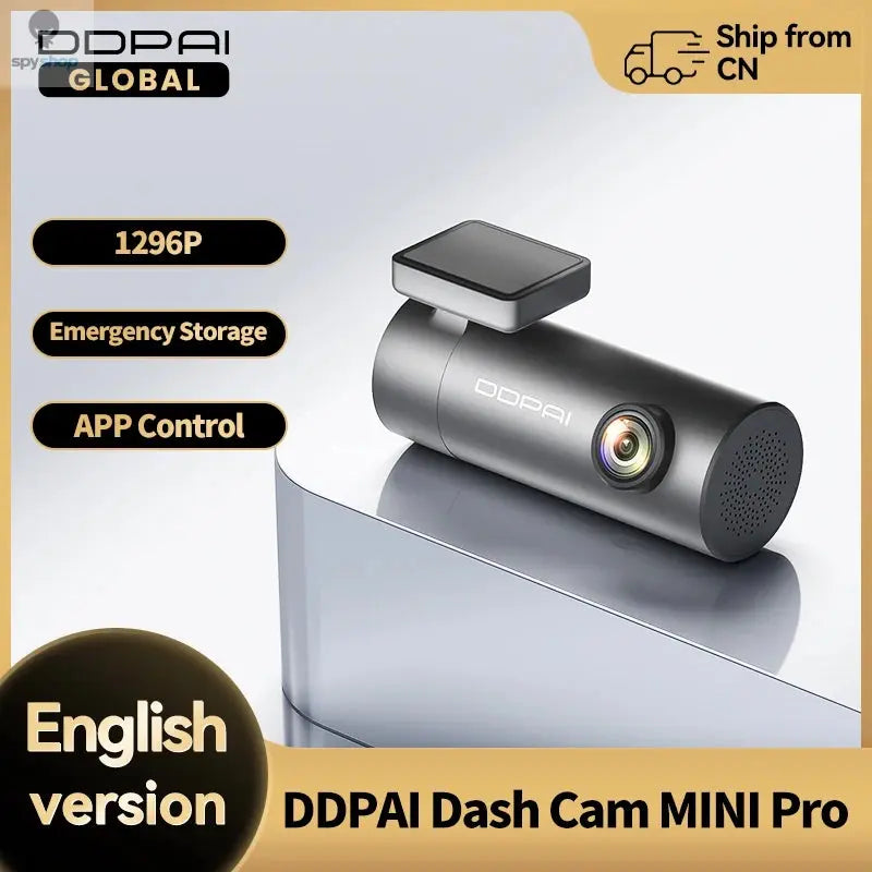 DDPAI WiFi Car DVR Mini Pro HD Night Vision 1296P Dash Cam Recorder Spy-shop.com