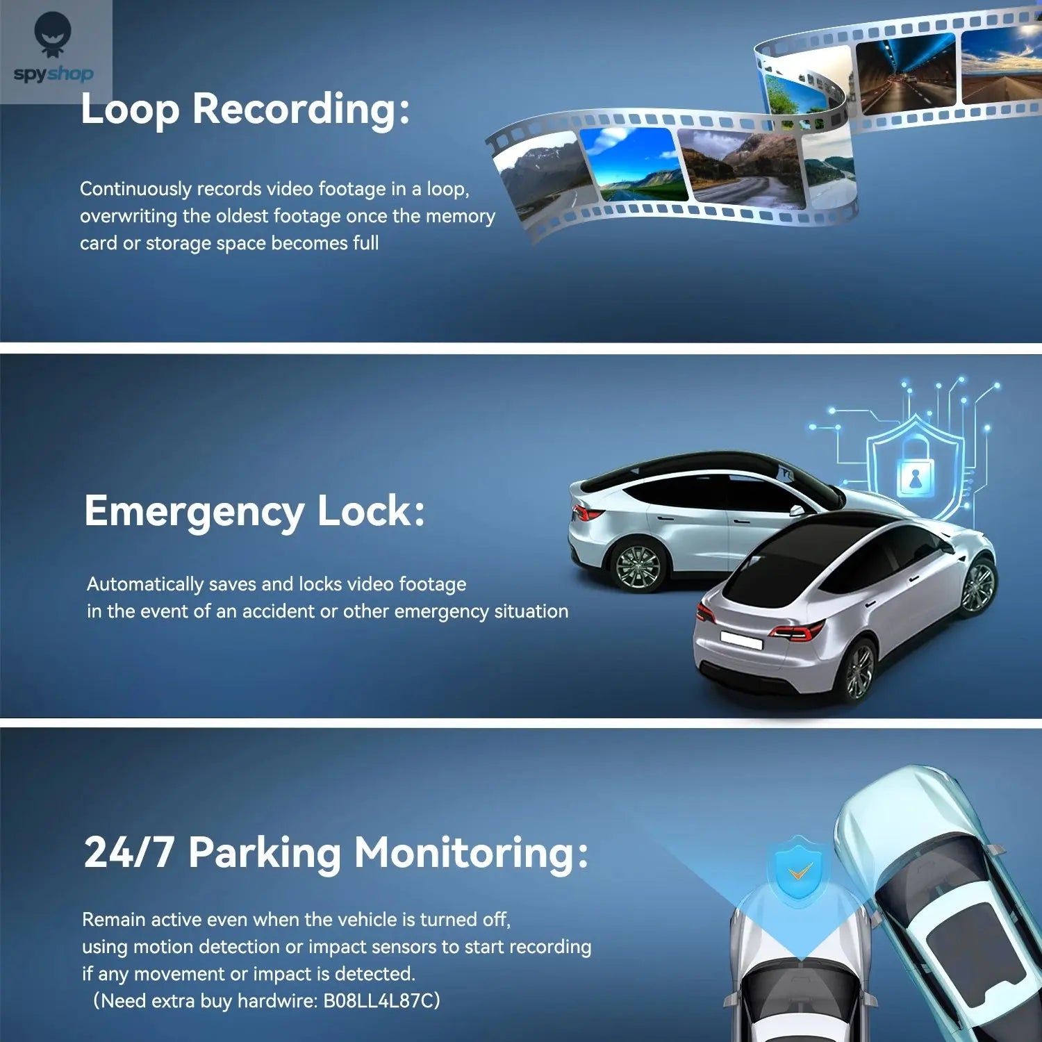 DDPAI WiFi Car DVR Mini Pro HD Night Vision 1296P Dash Cam Recorder Spy-shop.com