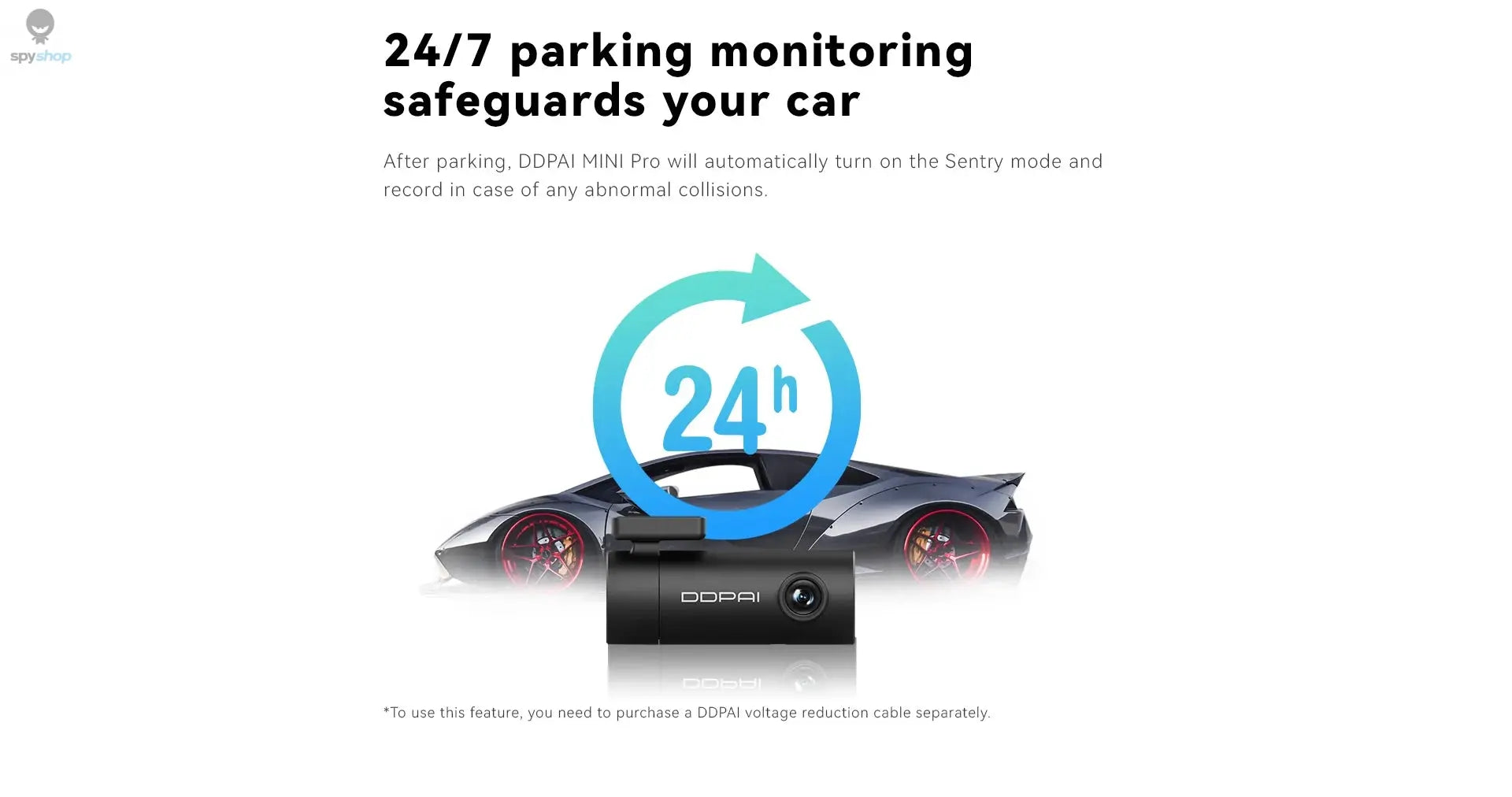 DDPAI WiFi Car DVR Mini Pro HD Night Vision 1296P Dash Cam Recorder Spy-shop.com