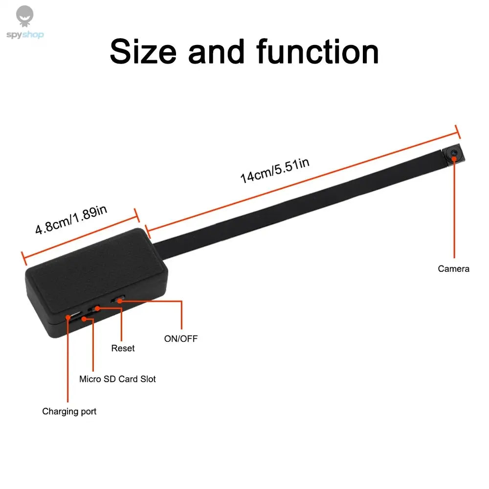 DIY HD 1080P WiFi Mini Camera Portable Video Recorder Micro Camcorder P2P Wireless Webcam Loop Recording Support Remote Viewing Spy-shop.com