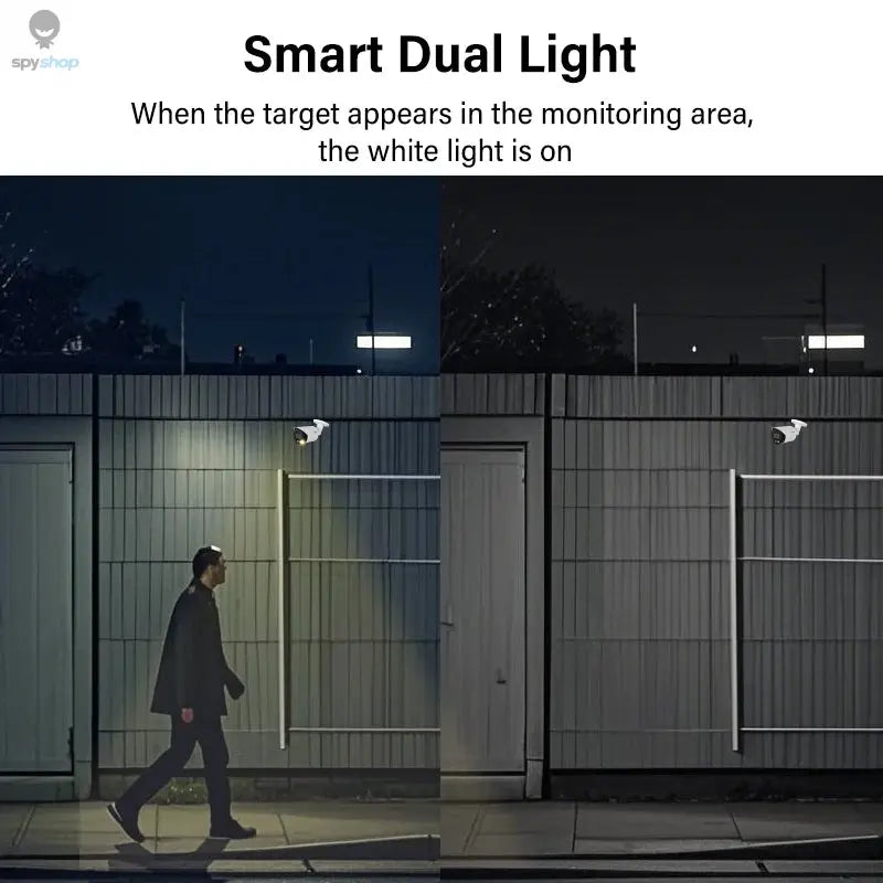 Dahua 4MP 8MP Full Color Camera Outdoor 4K Human Detection Security Cam With Mic Smart IR Warm Light HFW2849S-S-IL HFW2449S-S-IL Spy-shop.com