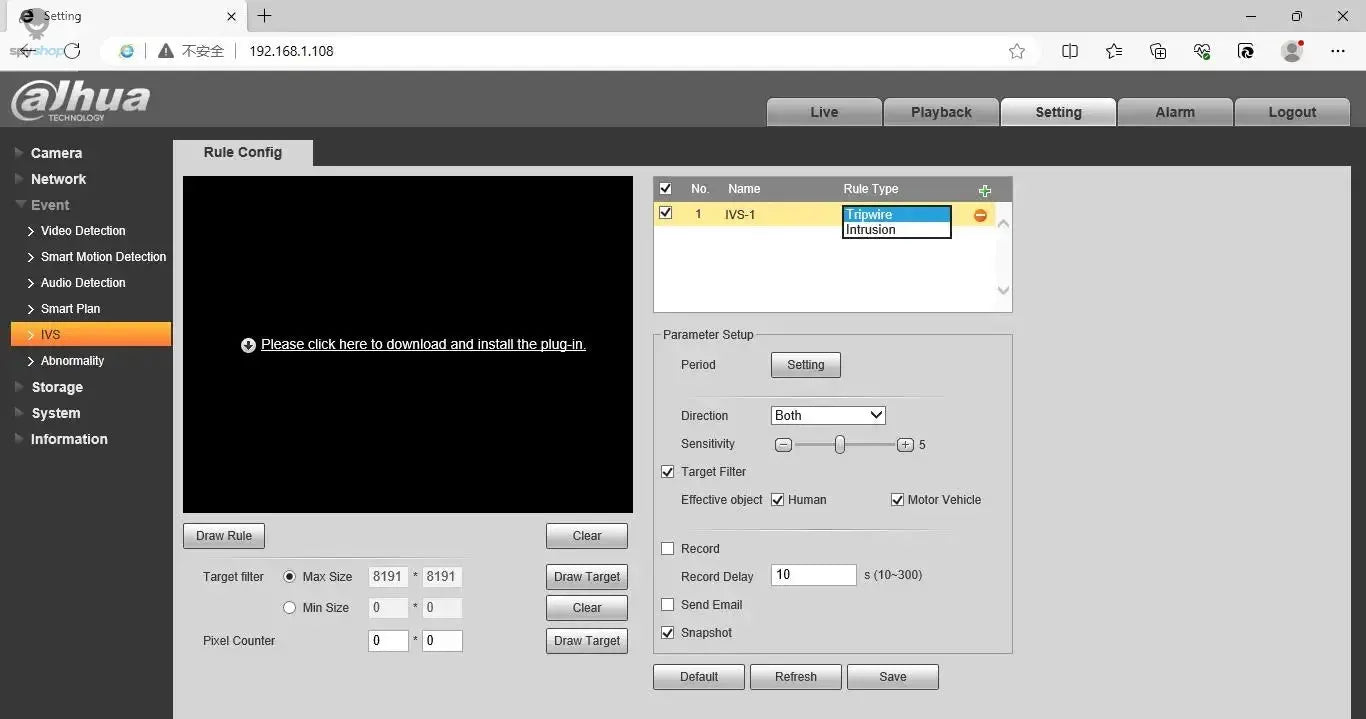 Dahua IPC-HFW2449S-S-IL 4MP Smart Dual Light Full-color & IR30M Built-in Mic POE SMD Plus WizSense IP Camera Spy-shop.com
