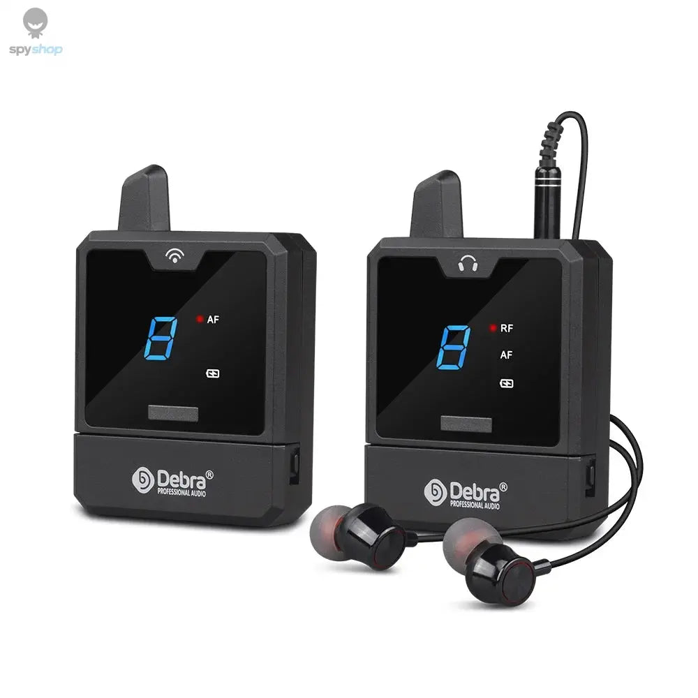 Debra New Protable UHF IEM Wireless In-Ear Monitor System Audio-Mini Rechargeable for Music Audio Monitoring Live Broadcast Spy-shop.com