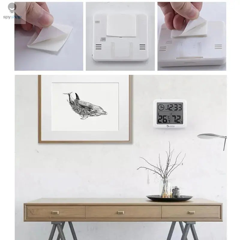 Digital Clock Desk Clock with Temperature Humidity Wall Clocks for Home Kitchen Office Desk Decorations NIDITON Spy-shop.com