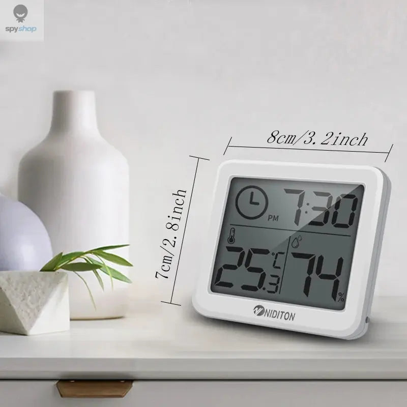 Digital Clock Desk Clock with Temperature Humidity Wall Clocks for Home Kitchen Office Desk Decorations NIDITON Spy-shop.com