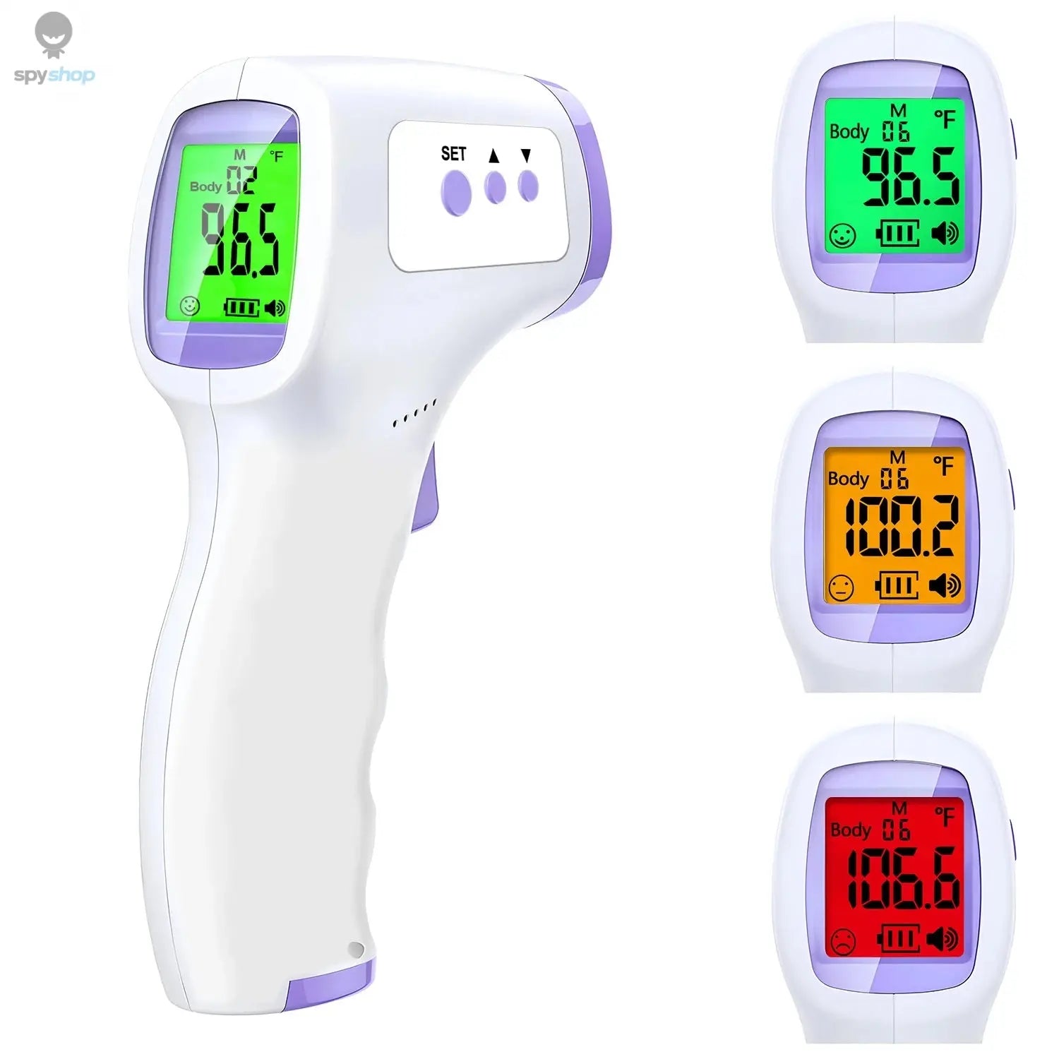 Digital Infrared Thermometer Forehead Body Non-Contact Fever Thermometers Or Medical Portable Finger Pulse Oximeter Blood Oxygen Spy-shop.com