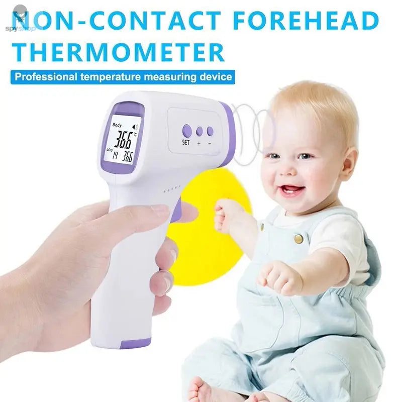 Digital Infrared Thermometer Forehead Body Non-Contact Fever Thermometers Or Medical Portable Finger Pulse Oximeter Blood Oxygen Spy-shop.com