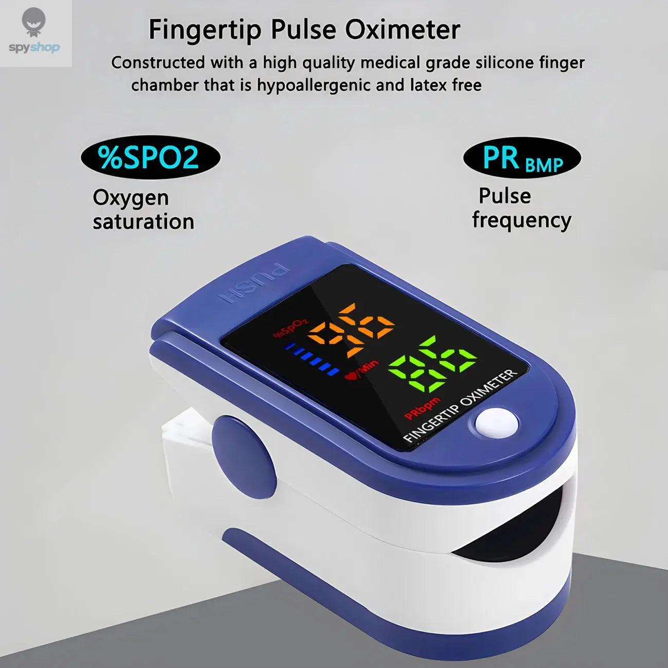 Digital Infrared Thermometer Forehead Body Non-Contact Fever Thermometers Or Medical Portable Finger Pulse Oximeter Blood Oxygen Spy-shop.com