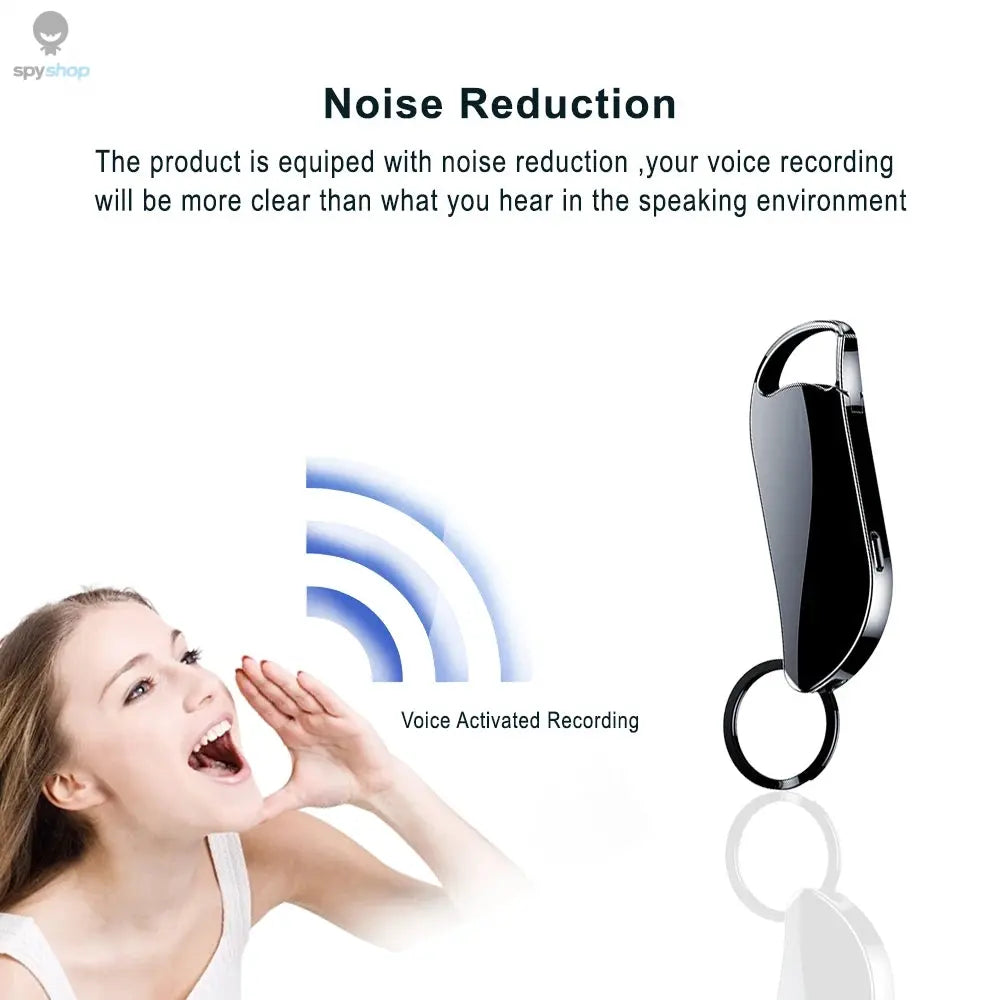 Digital Mini Voice Activated Recorder Listening Device Sound Professional Dictaphone Audio Recording Small MP3 Player Spy-shop.com