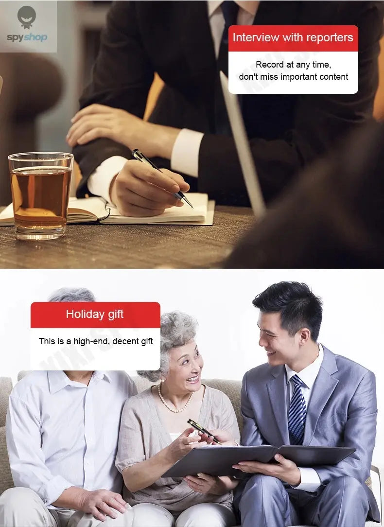 Digital Voice Recorder Pen Portable USB MP3 Playback Mini Voice Recording for Lectures Meetings Classes 8G 16G 32G