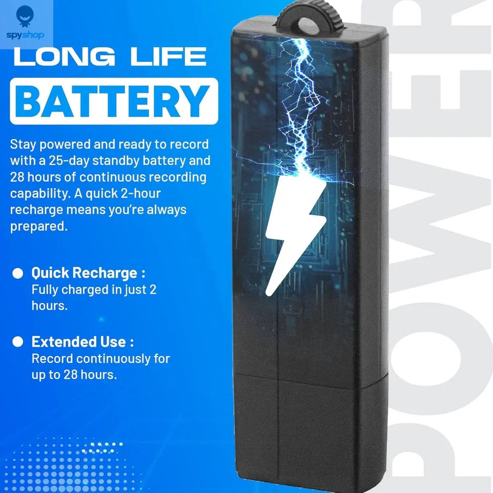 USB Voice Recorder Flash Drive – Discreet Design, Long Battery, Voice Activation