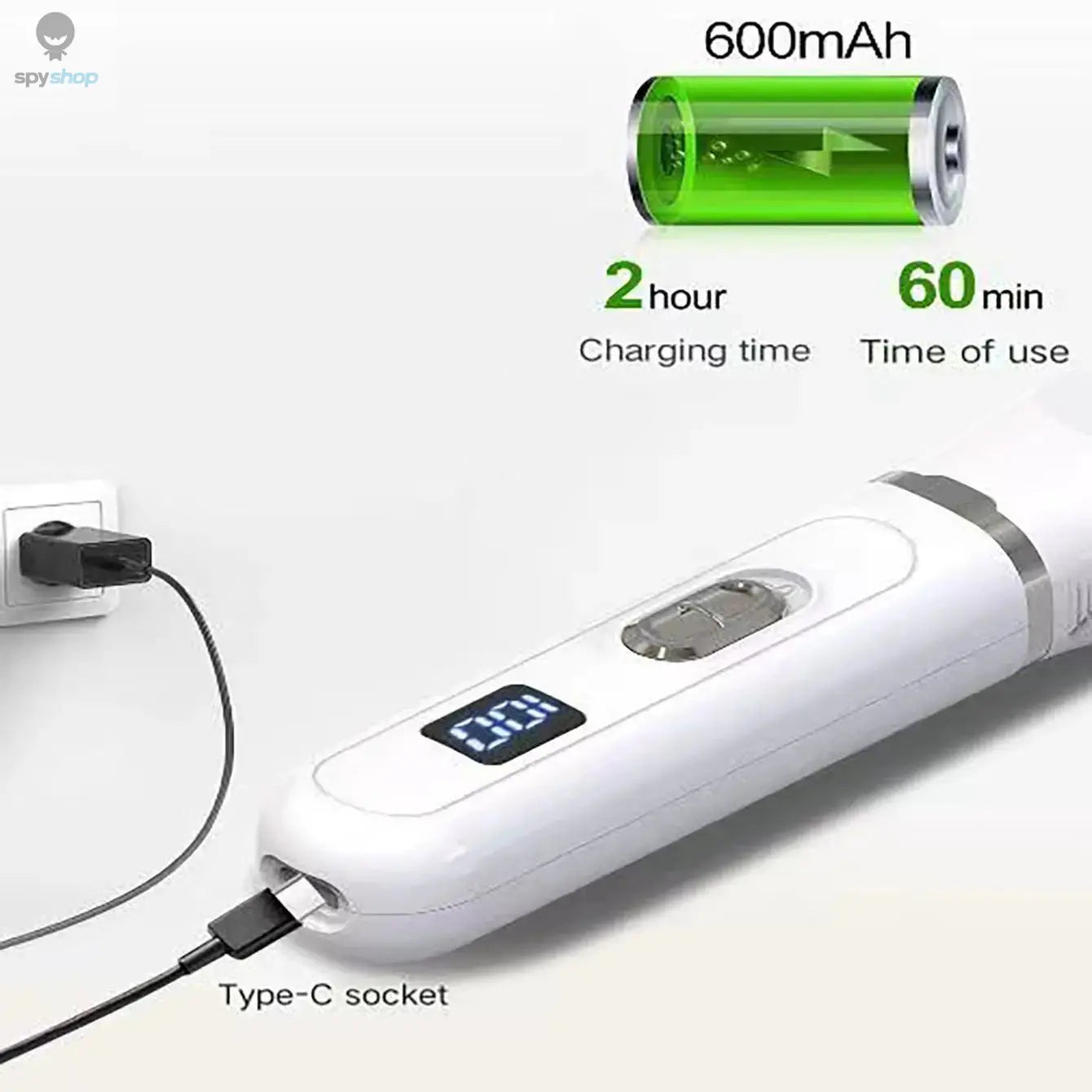 Dog Hair Clippers Grooming Electric Pet Clipper Professional Silent Hair Cutter USB Rechargeable Pet Grooming Clipper Spy-shop.com