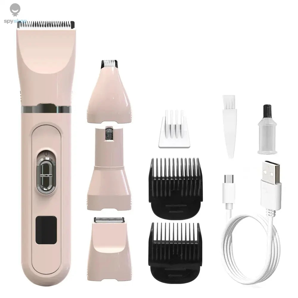 Dog Hair Clippers Grooming Electric Pet Clipper Professional Silent Hair Cutter USB Rechargeable Pet Grooming Clipper Spy-shop.com