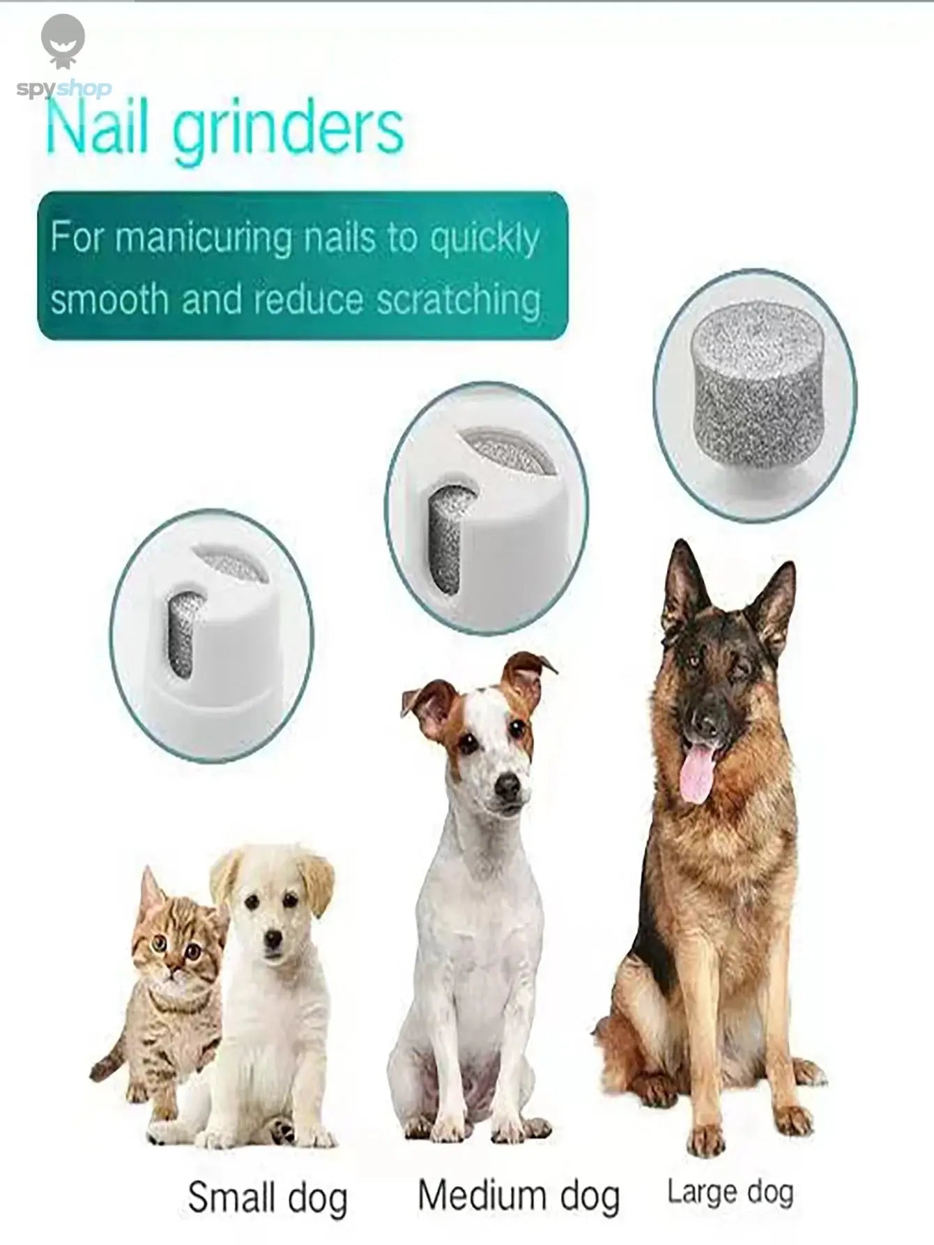 Dog Hair Clippers Grooming Electric Pet Clipper Professional Silent Hair Cutter USB Rechargeable Pet Grooming Clipper Spy-shop.com